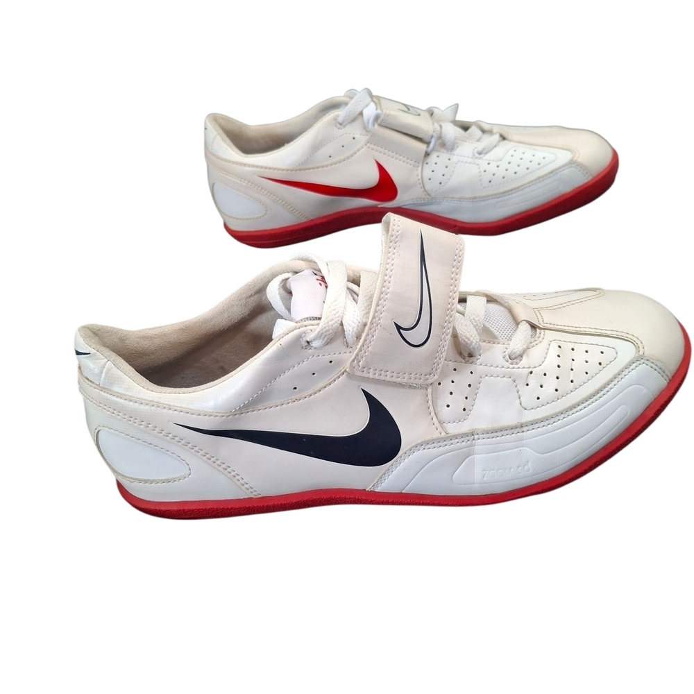 Nike Bowerman Track Shoe White and Red Men's Shoes Size 7